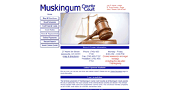 Desktop Screenshot of muskingumcountycourt.org